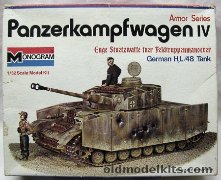 Monogram 1/32 Panzer IV Tank, 8218 plastic model kit